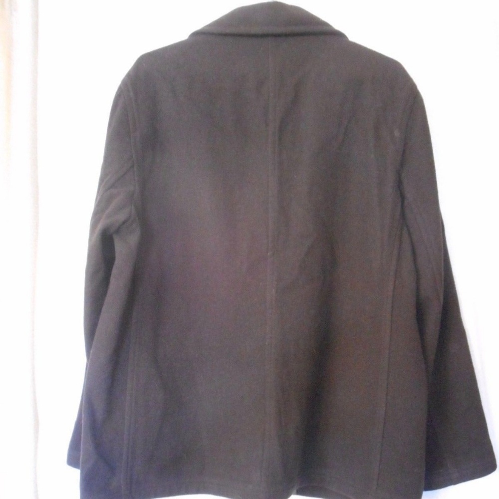 J Crew Size L Brown wool blend blazer jacket coat - Picture 7 of 8